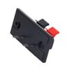 Fielect Speaker Spring Terminals Clip 2 Way Terminals Strip Block Jointing Clamp Test Clip Jack Socket Push Release Connector, WP2-3
