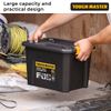TOUGH MASTER Storage Box 18 litres Durable Plastic Reinforced Construction Secure & Stackable Design Waterproof Dustproof Chest Latches Versatile