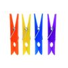 Elliott Plastic Pegs with Metal Spring, Assorted Colours, 50 Pack, Everyday Laundry Essential