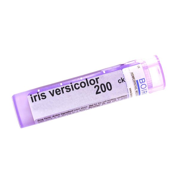 Boiron Iris Versicolor 30C for Heartburn & Headaches - 80 Pellets