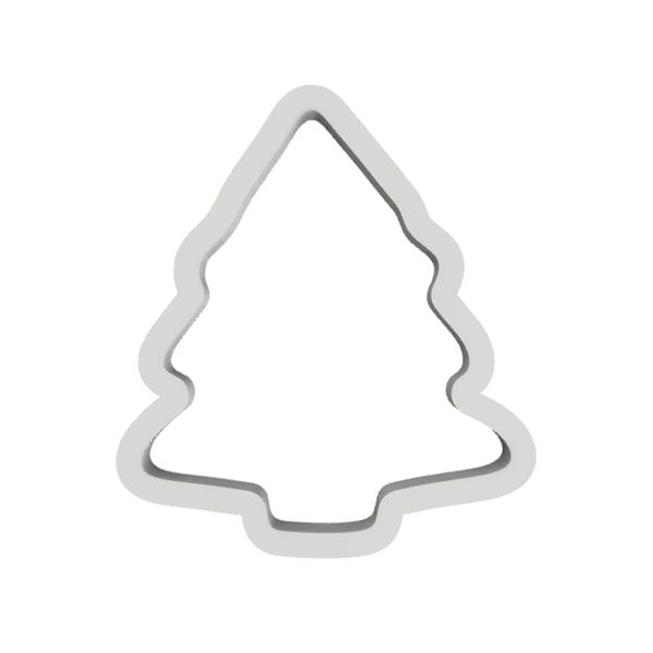 The Cookie Countess Christmas Tree PYO 4" Cookie Cutter