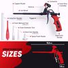 Expanding Foam Spray Gun (2 Insulation Gun + 6 Extenders) 2 Pack