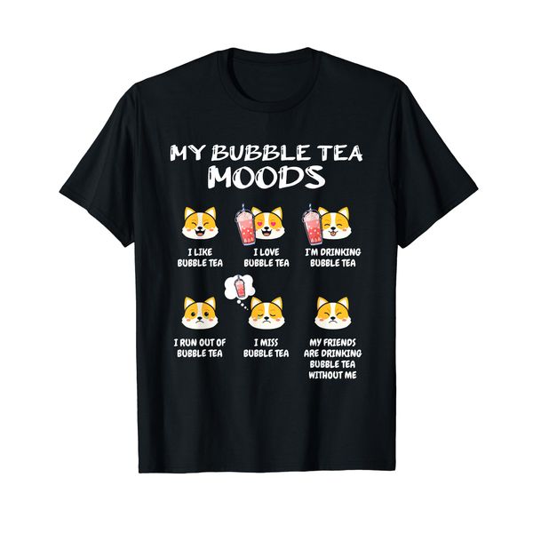 Shiba Inu Bubble Tea for a Kawaii Japan Friends Boba Tea T-Shirt