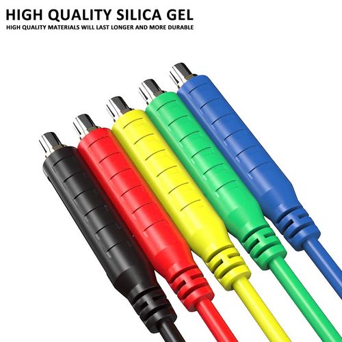 HJJWNDDNG 6Pcs Magnetic Test Leads Silicone Soft Flexible Jumper Wires HVAC, 30V AC/5A 20AWG Professional Low Voltage Electrical Sensors Switches Test Lead