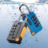 4pcs Locker Padlocks,Stylish Suitcase Locks with Code,Rustproof Luggage Locks for Suitcases,4-Digit Small Padlock,Suitcase Padlocks,Waterproof Solid Combination Lock for Travel Suitcase Gym Locker