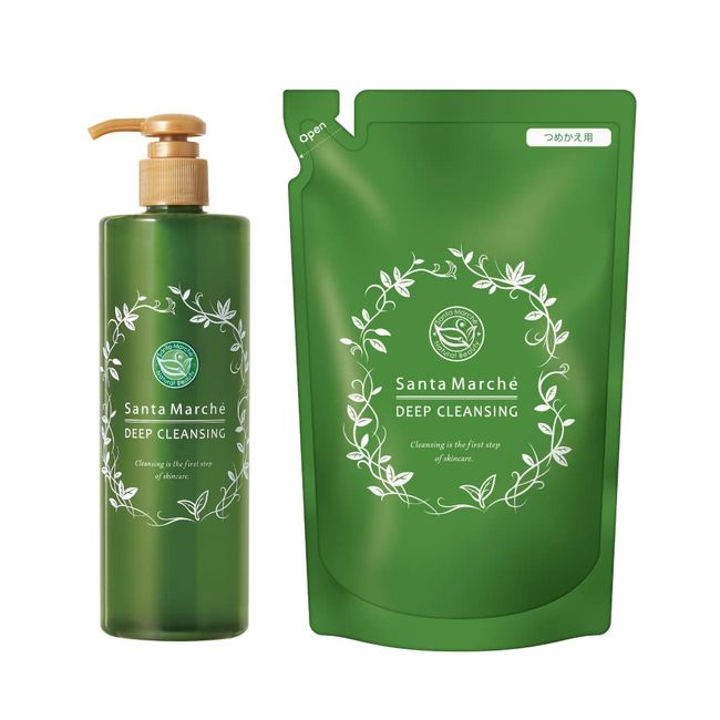 Santa Marche Medicated Deep Cleansing Body + Refill Set, 14.1 oz (400 g) + 11.2 oz (330 g)