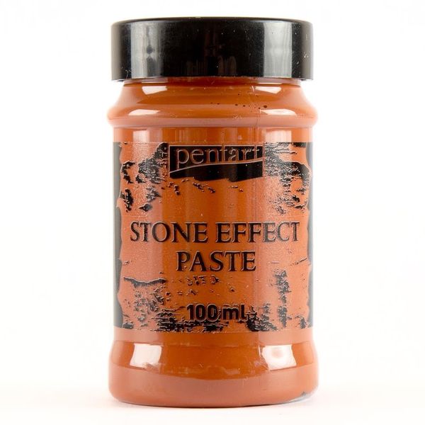 Pentart Stone Effect Paste 100 ml Terracotta, one