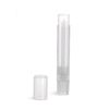 100pcs Empty 0.07oz Slimline Lip Gloss Balm Tubes Natural / Clear Container Bulk