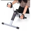 Mini Exercise Bike Under Desk Pedal Arm/Leg Trainer LCD Display Silver