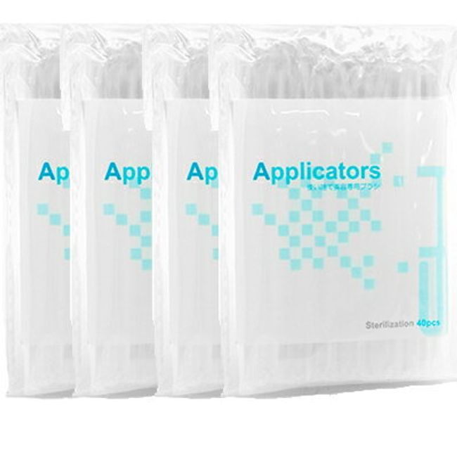 Eyelash applicators Total: 160 pcs, 4 bags of 40 pcs, Domestic shipping, Date and time cannot be specified, Posted product [Shipped from Yamato warehouse]