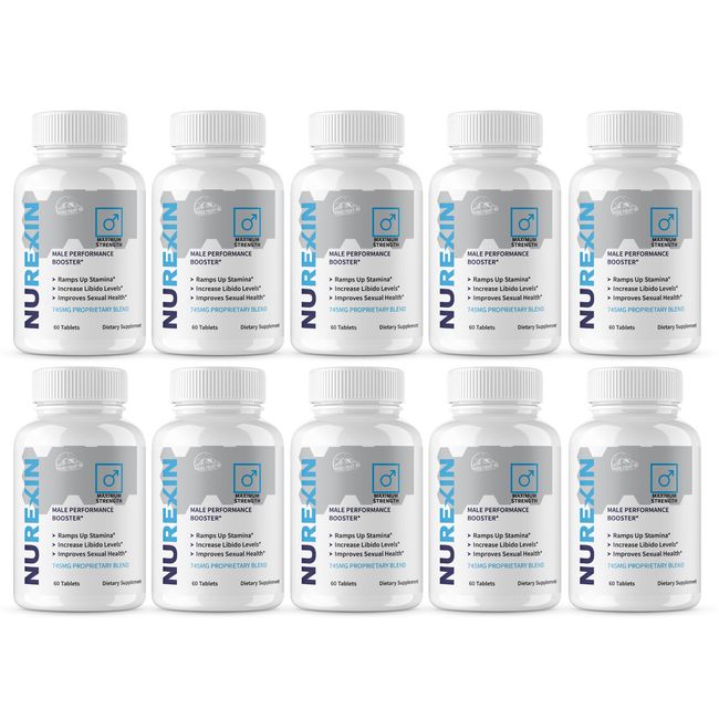 Nurexin Male Performance Booster 10 Bottles 600 Tablets