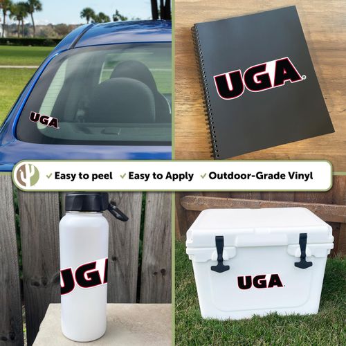 Desert Cactus University of Georgia Sticker Bulldogs UGA Dawgs Vinyl Decal Laptop Water Bottle Car Scrapbook (IND 16)