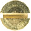 #4 x 1/2" Solid Brass Flat Head Wood Screws Slotted Drive Qty 100