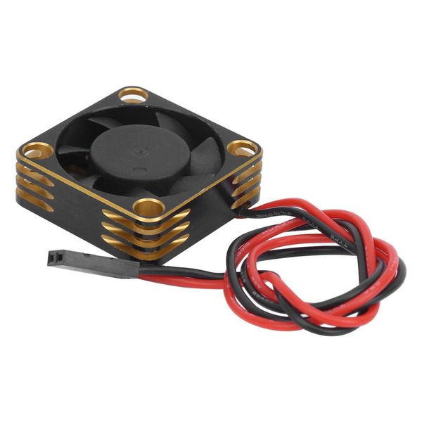 DAUERHAFT 30x30mm Durable Aluminium Cooling Fan RC Cooling Fan with Three Colours(Golden)