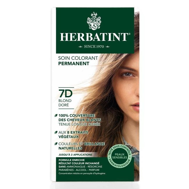 Herbatint 7D Blond Dore Altın Sarısı Saç Boyası, 135 Ml