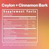 Habit + Habitat Ceylon Cinnamon Gummies - 2000mg Cinnamon Complex with Chromium in Plastic-Free Tins - Gluten Free & Vegan