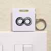 'Ouroboros' Keyring Tape Measure/Spirit Level Tool (KM00041822)