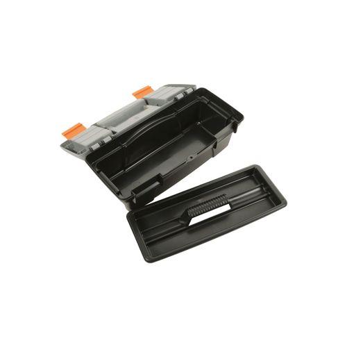 Mercury | Small durable plastic toolbox with tote tray and lid storage