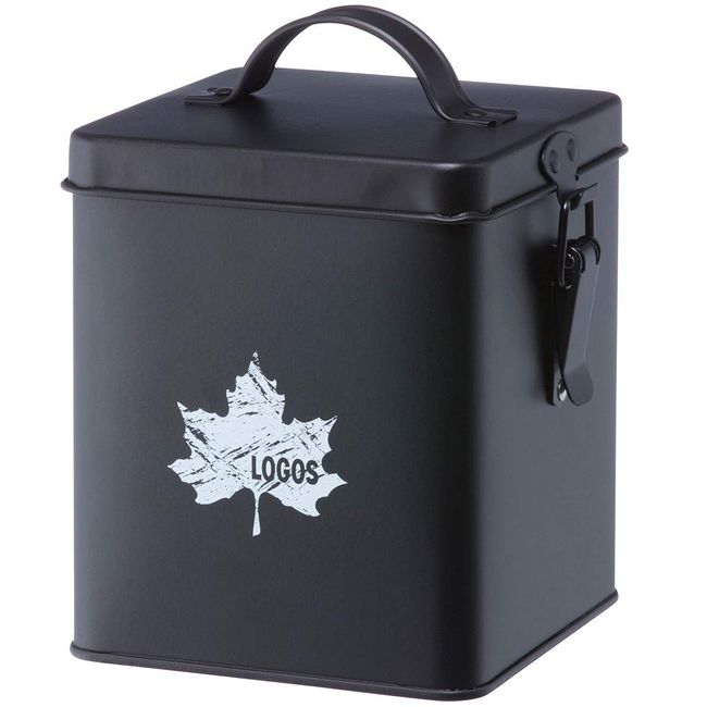 LOGOS Metal Palm Box 81340201 Black (Approx.) Width 5.3 x Depth 4.5 x Height 6.7 inches (13.5 x 11.5 x 17 cm)