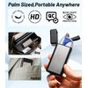 Hubeye Ultra Thin Folding Reading Glasses for Men 2 Pack Blue Light Blocking Compact Computer Foldable Readers Pocket Portable Sturdy Frame With Case +2.5