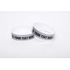 100 3/4" / 19mm Tyvek Paper Event Wristbands For Security (Silver)