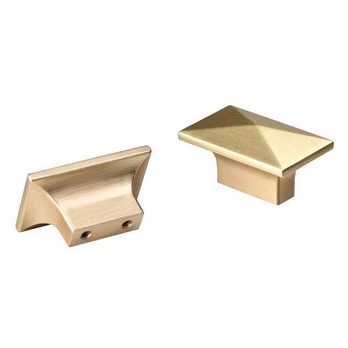 CILEYTION 10 Pieces Heavy-Duty Cabinet Knobs Gold Drawer Knobs - Gold Cupboard Door Knobs,Drawer Handles,Gold Kitchen Handles and Gold Wardrobe Door Handles