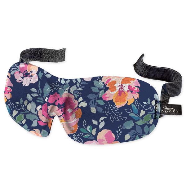 Bucky 40 Blinks No Pressure Eye Mask for Travel & Sleep, Midnight Floral, One Size, Midnight Floral, 1 Count (Pack of 1), Casual