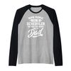 Fathers Day Design for a Scheduler Dad Raglan Baseball Tee
