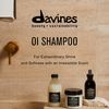 Davines shampoo and hair milk