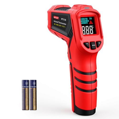 Wintact Laser Infrared Thermometer Gun, -58°F to 1112°F Surface Heat Temperature Gun, Non-Contact Digital Thermometer for Kitchen Cooking Food, Pizza Oven, BBQ, Griddle, Soap Making, HVAC