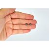 Rainbow Flower Earrings - Sterling Silver with Crystal Stones Gift