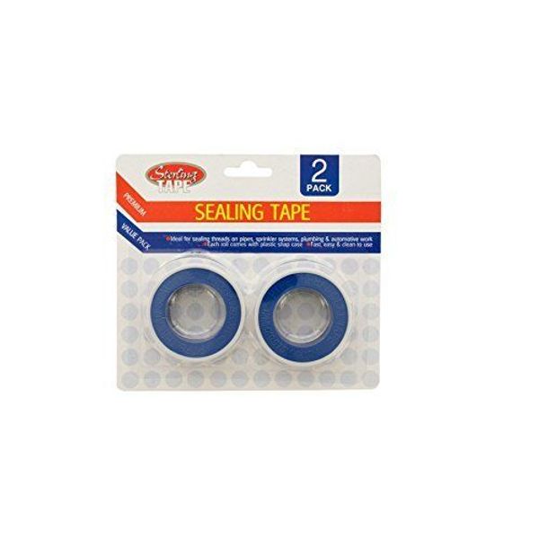 Pack of 2 Rolls Plumber's Sealing Tape For Pipes Sprinkler Systems Plumbing Auto