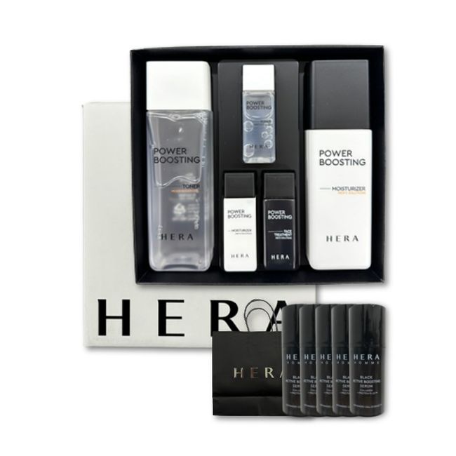 Hera Homme Power Boosting Special Set of 2 + 75ml of Hera Homme Black Active Boosting Serum