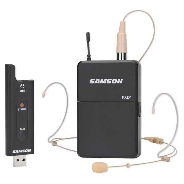 SAMSON XPD2 Headset USB Digital Wireless System (SWXPD2BDE5), BLK