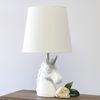 Simple Designs LT1078-SLV Sparkling Glitter Unicorn Table Lamp, Silver