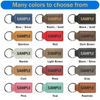 M67 Grenade Keychain Leatherette Rectangle - Laser Engraved - Many Colors - Key Chain Ring - frag hand explosive - Teal