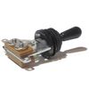 Electric guitar toggle switch 3 way in black (rhythm treble) pickup selector