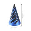 3D Printed Spiral Cone Toy (Blue)
