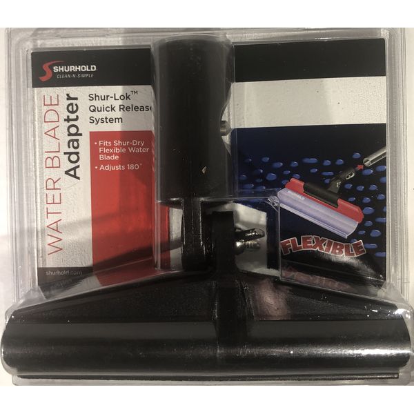 Shurhold 265 Shut-Dry Flexible Water Blade Adapter Quick Release System-SHIPN24