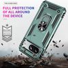 for Google Pixel 8A Case with Screen Protector: Military Grade Protective Cases with Ring Holder Kickstand for - Pixel 8A (Dark Green)
