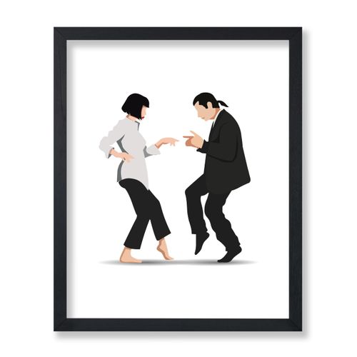 Poster Master Dance Scene Print - Classic Film The Twist Poster - Famous Movie Art - Gift for Men, Women & Dancers - Decor for Living Room or Studio - 16x20 UNFRAMED Wall Art