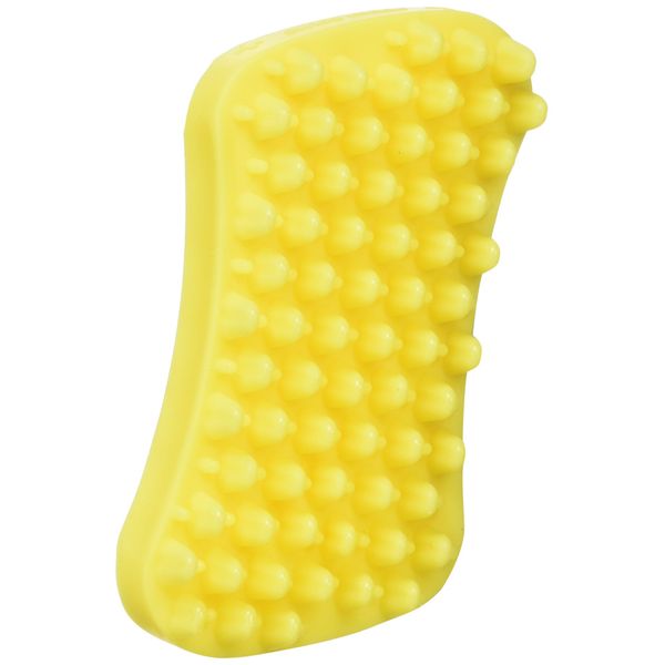 Pet + Me Multifunctional Grooming Brush Short Haired Dogs, Yellow