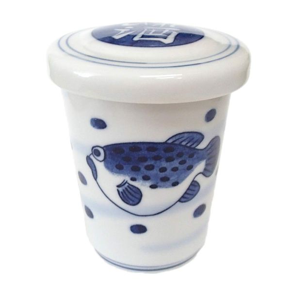 Fins Liquor Cup 呉須 Blowfish 美濃 Burn
