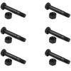 1-3865 Qty 6: 2" x 5/16" Shear Pin with Nut Fits Snapper
