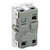 BG EMSW12KYW Euro Module 20AX 2-Way Key Switch - White