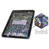 DIY MASTER Rainbow Glitter Flakes, Random Shapes, Medium Size, 1.8 oz (50 g)