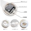 Bathroom Clock, Waterproof Clock, Wall Clock, with Suction Clock, Waterproof, Silent, For Bathroom, Kitchen, Bath, Home, Stylish (White)