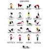 Personalized Yoga Poses Washcloth