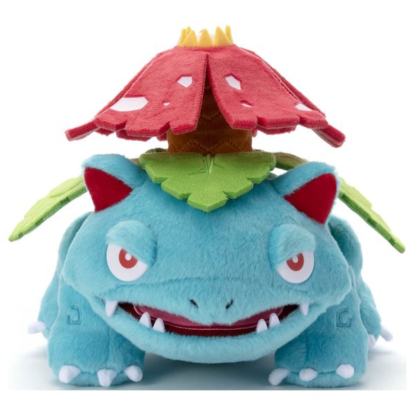 Pokemon: I Choose You! Plush Toy, Venusaur, Width Approx. 9.1 inches (23 cm)