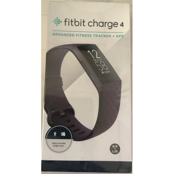 Fitbit - Charge 4 Activity Tracker GPS + Heart Rate - Rosewood. New Sealed